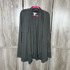 Athleta Cardigan Open Front Pockets Relaxed Athleisure